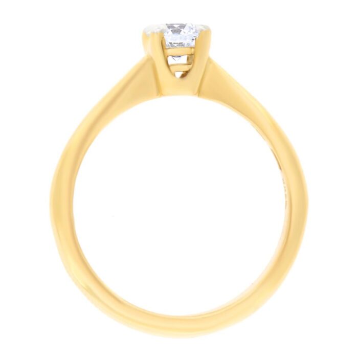 Kullast sõrmus teemantiga 0,50 ct. Kood: 1a/e8009 - Image 3