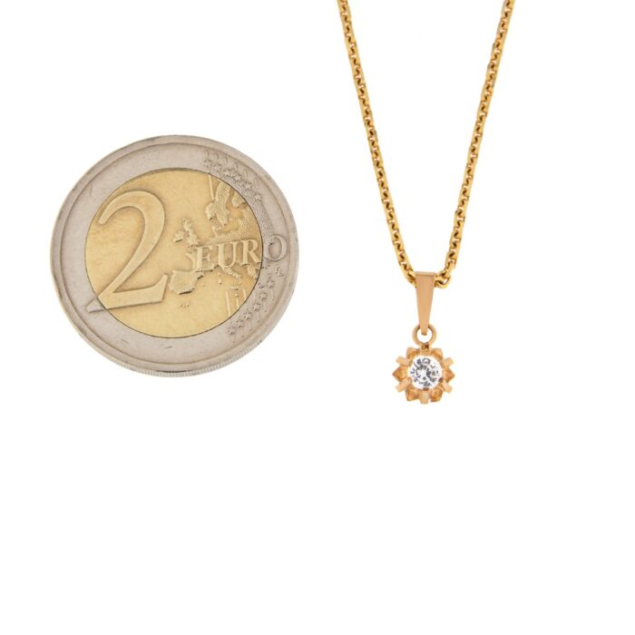 Kullast ripats tsirkooniga Kood: 20ct - Image 2
