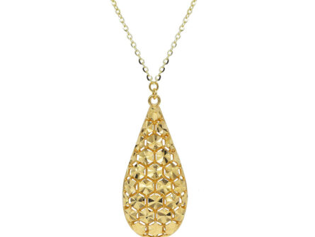 Gold necklace with pendant Code: 223002