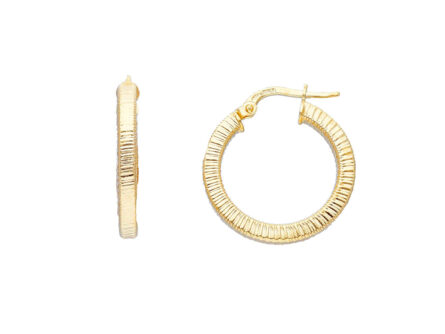 Gold earrings Code: 244018