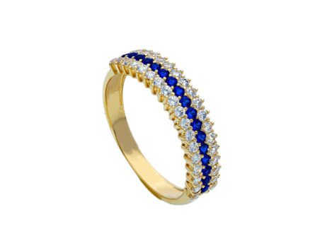 Gold ring with zirconia Code: 248735
