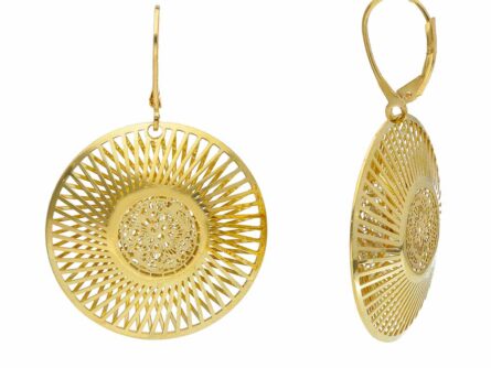 Gold earrings Code: 263736