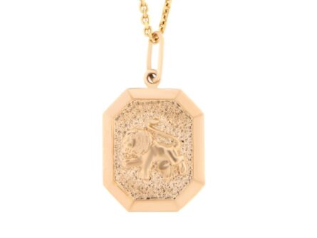 Gold pendant, zodiacal mark Code: 27i-smooth