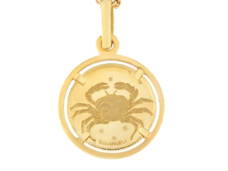 Gold pendant, zodiac sign Code: 2ce-nut