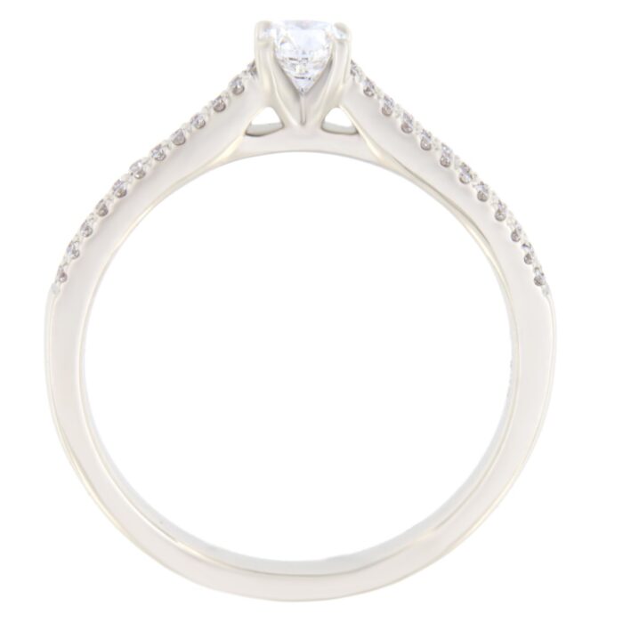 Kullast sõrmus teemantidega 0,34 ct. Kood: 58ar,30ae - Image 3