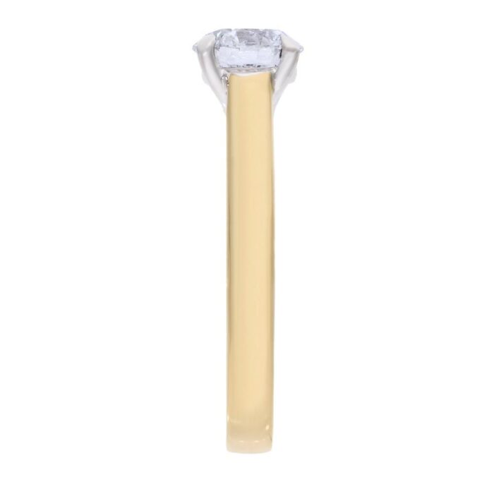 Kullast sõrmus laboris kasvatatud teemantiga 1,00 ct. Kood: LAB-RX4083-Y-1,00 - Image 3