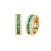 Kullast kõrvarõngad teemantide ja smaragdidega Kood: 30m
