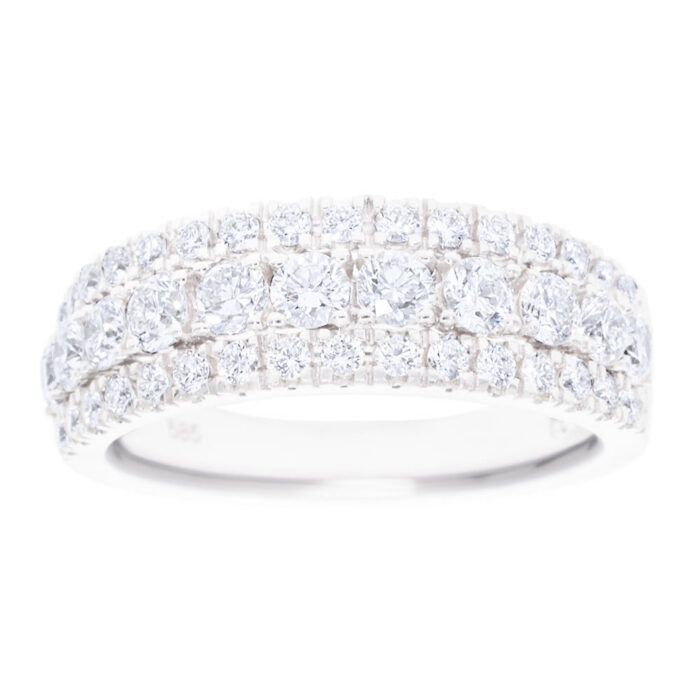 Kullast sõrmus teemantidega 1.01 ct. Kood: 34ap