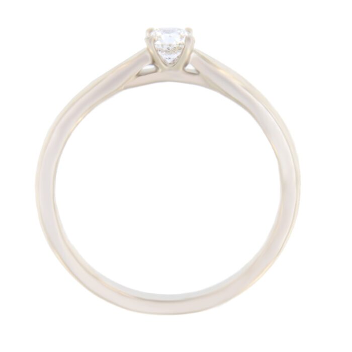 Kullast sõrmus teemantiga 0,21 ct. Kood: 90ar - Image 2