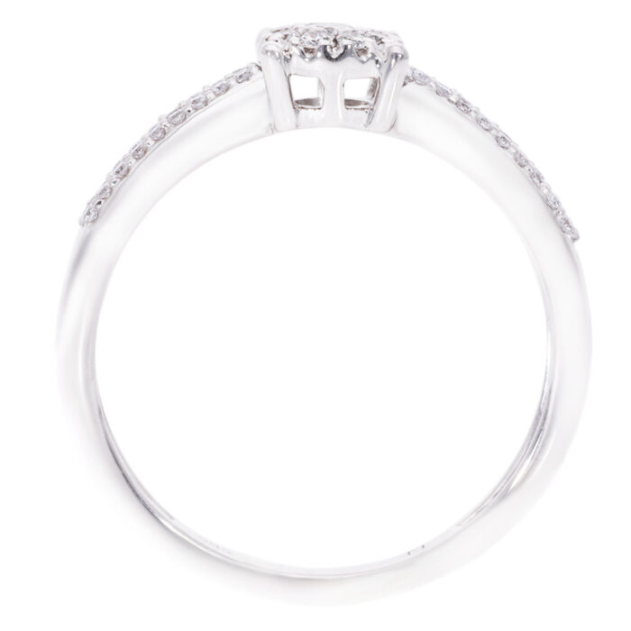 Kullast sõrmus teemantidega 0,21 ct. Kood: 36ar - Image 2