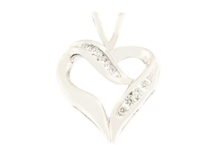 Kullast ripats teemantidega 0,13 ct. Kood: 200ae