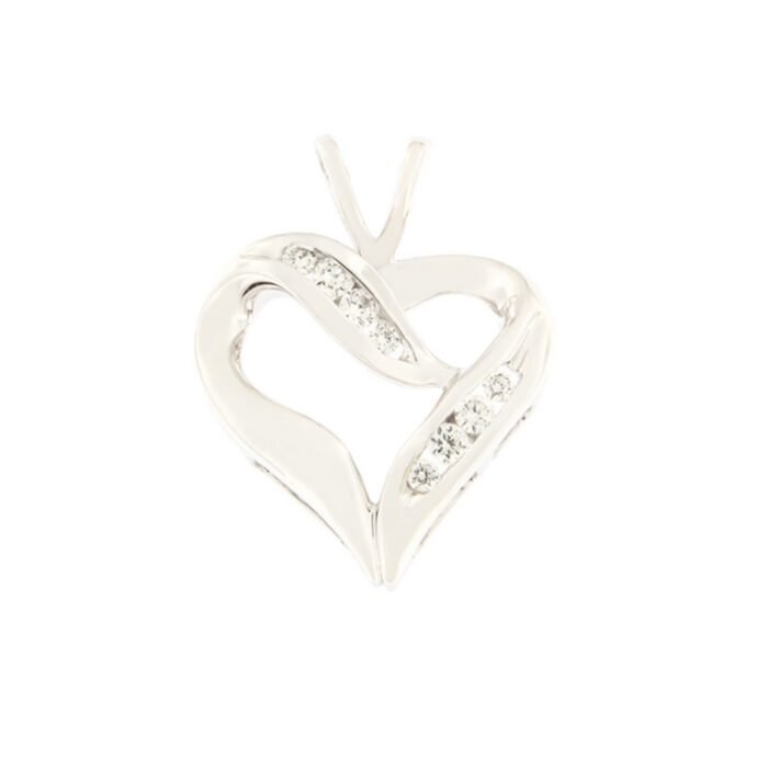 Kullast ripats teemantidega 0,13 ct. Kood: 200ae