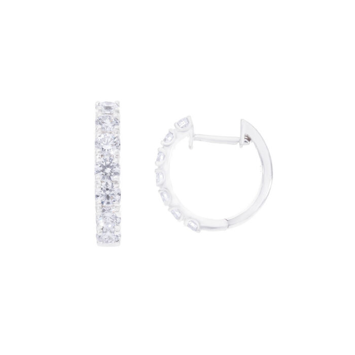 Kullast kõrvarõngad teemantidega 0,99 ct. Kood: 10ay, 38ap