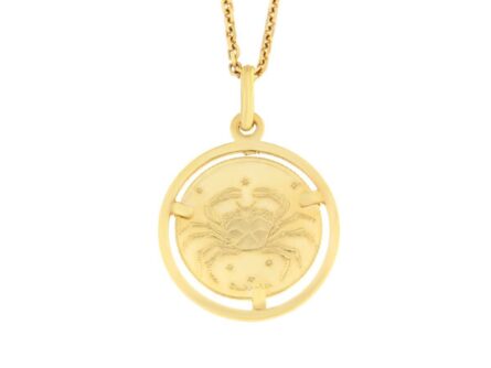 Gold pendant, zodiac sign Code: 3ce-nut
