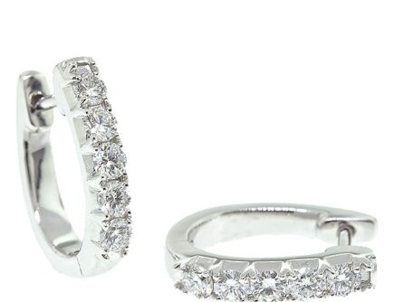 Kullast kõrvarõngad teemantidega 0,61 ct. Kood: 69unc, 40ay, 42ap