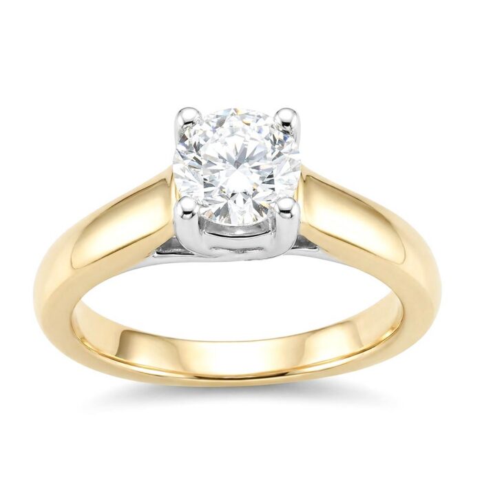 Kuldsõrmus teemantiga 1,00 ct. Kood: 47aa