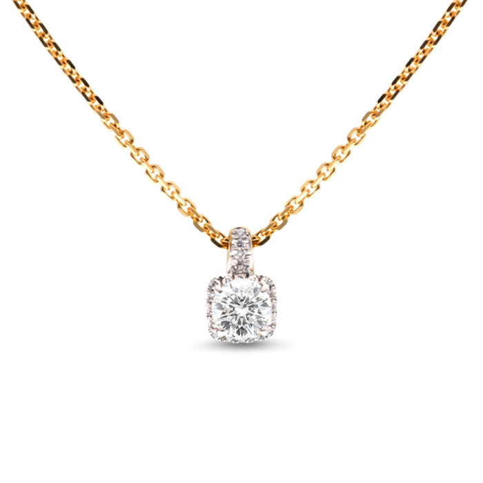 Kullast ripats teemantidega 0,60 ct. Kood: 49af