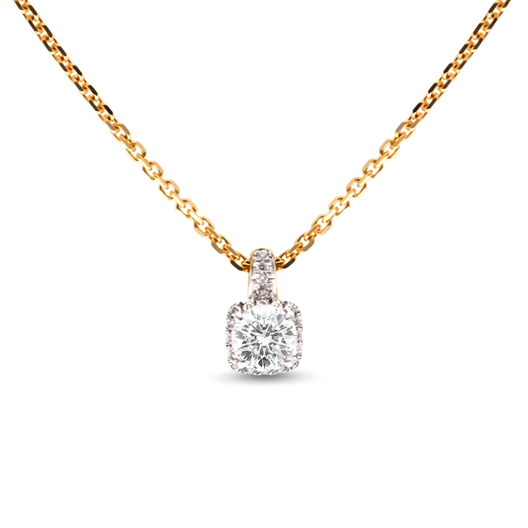 Kullast ripats teemantidega 0,60 ct. Kood: 49af