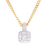 Kullast ripats teemantidega 0,60 ct. Kood: 49af