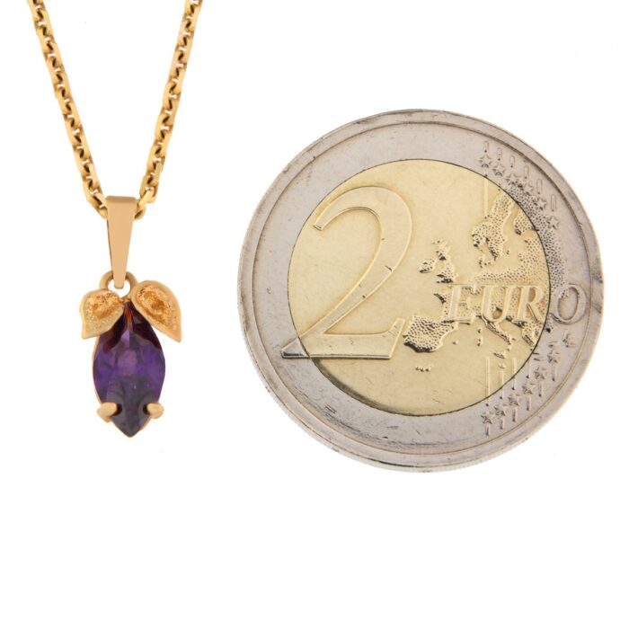 Kullast ripats tsirkooniga Kood: 49ct - Image 2