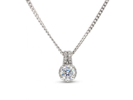 Kullast ripats teemantidega 0,59 ct. Kood: 4ap