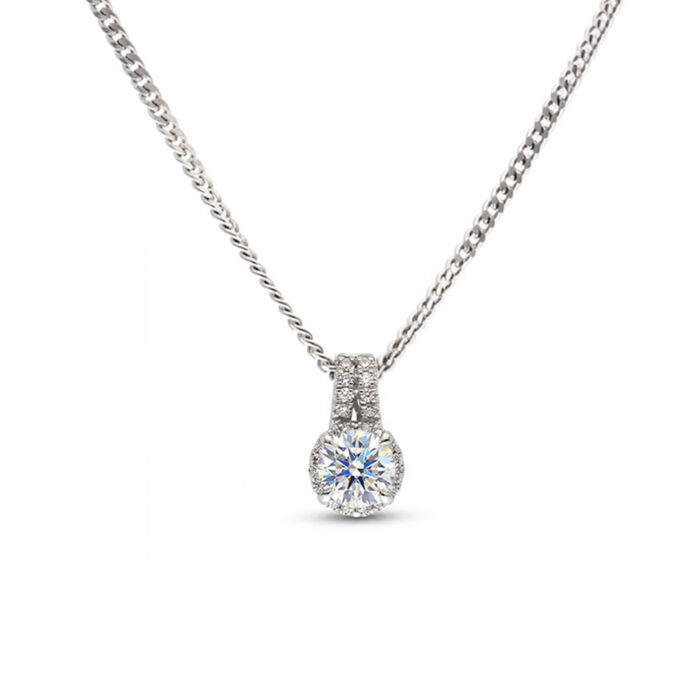 Kullast ripats teemantidega 0,59 ct. Kood: 4ap