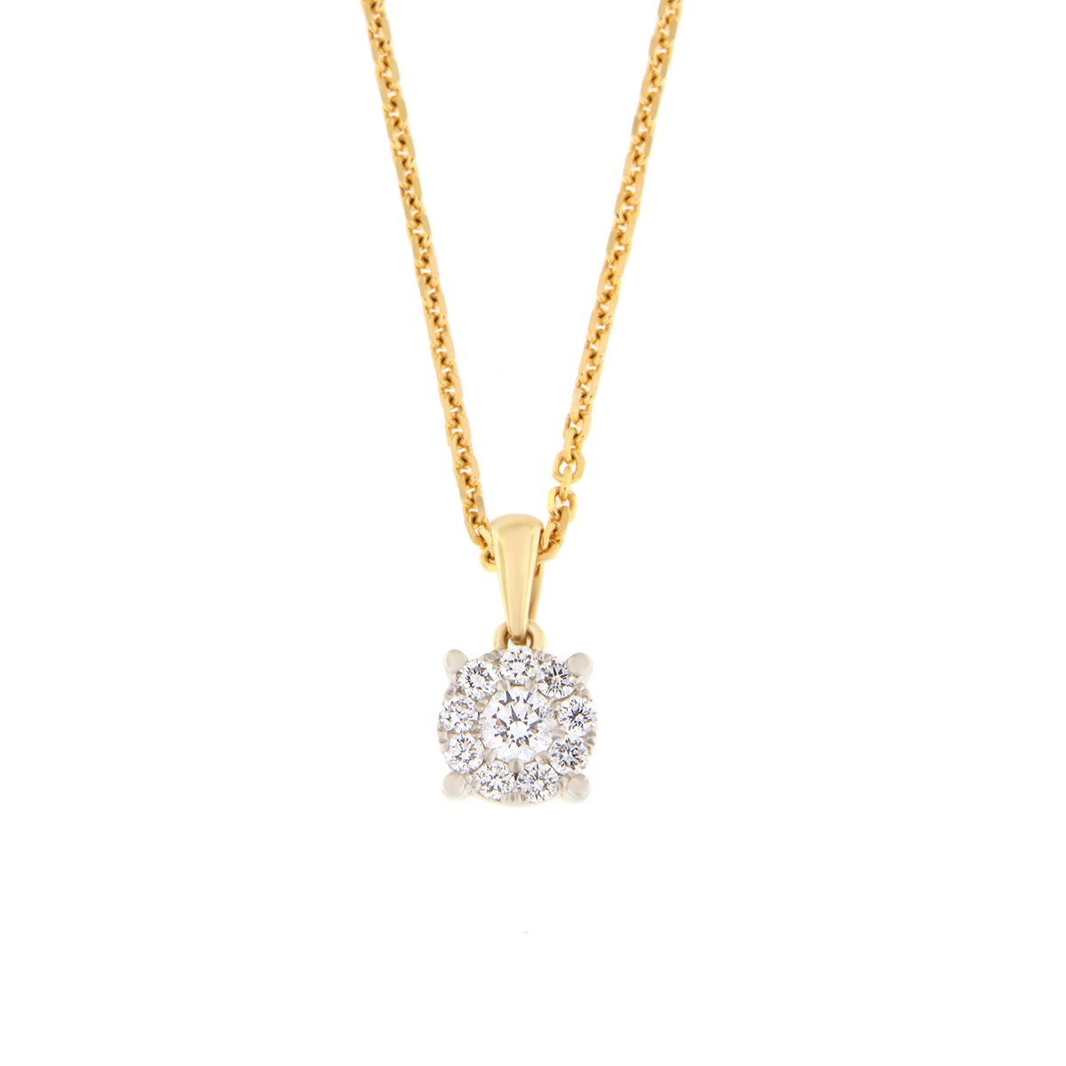 Kullast ripats teemantidega 0,31 ct. Kood: 240hkc