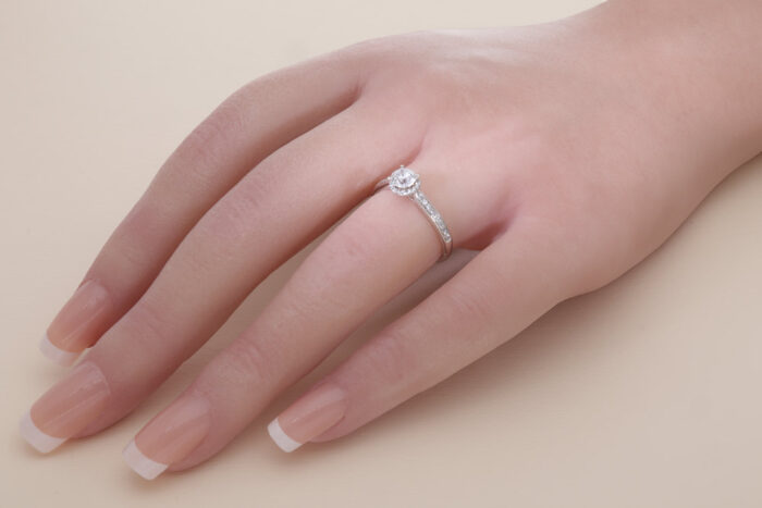 Kullast sõrmus teemantidega 0,64 ct. Kood: 109ap - Image 3