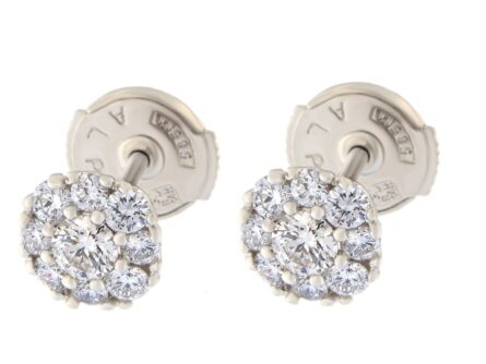 Kullast kõrvarõngad teemantidega 0,50 ct. Kood: 57ay, 92ap
