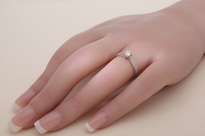 Kullast sõrmus teemantidega 0,52 ct. Kood: 5bb,7bb - Image 2