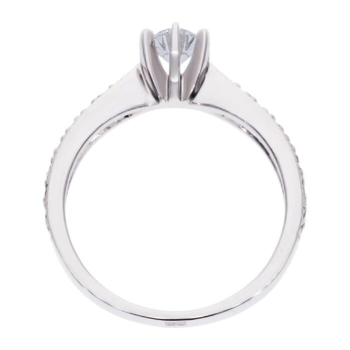 Kullast sõrmus teemantidega 0,52 ct. Kood: 5bb,7bb - Image 3