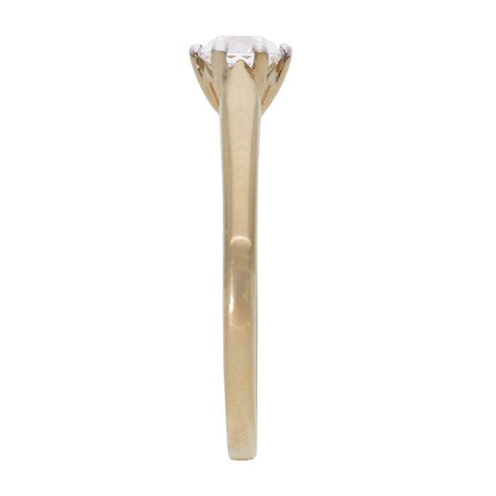 Kullast sõrmus teemantiga 0,41 ct. Kood: 66ar,26ap - Image 4