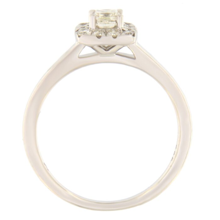 Kullast sõrmus teemantiga 0,40 ct. Kood: 69he - Image 2