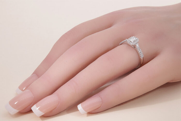 Kullast kihlasõrmus teemandiga 0,50 ct. Kood: 69hkb - Image 2