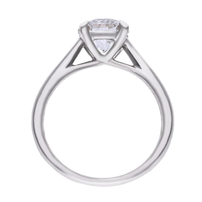 Kullast sõrmus laboris kasvatatud teemantiga 1,56 ct. Kood: LAB+MT1034-W-1,5 - Image 3