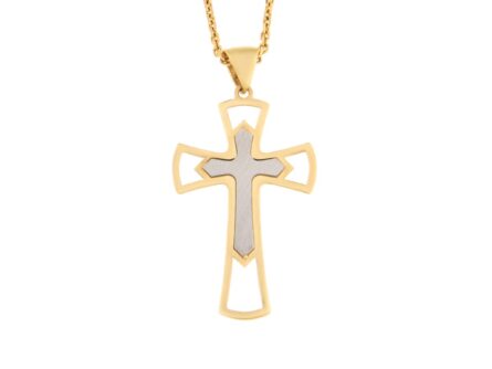 Gold pendant cross Code: 221675