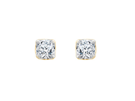 Gold earrings with diamonds 0,49 ct. Code: 75ay