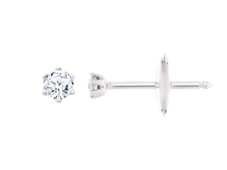 Gold earrings with diamonds 0,10 ct. Code: 78ay