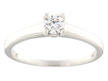 Kullast sõrmus teemantidega 0,31 ct. Kood: 19ap,80at