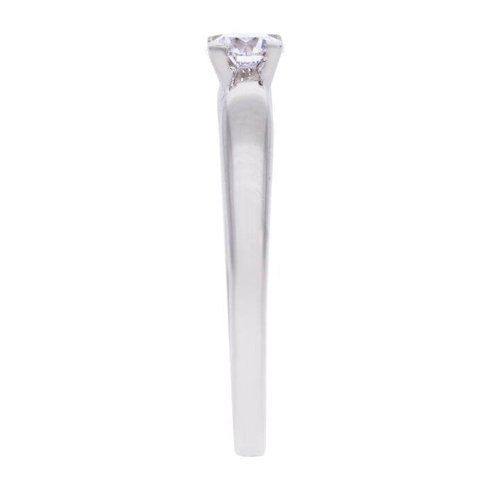 Kullast sõrmus teemantiga 0,27 ct. Kood: 84ar - Image 4