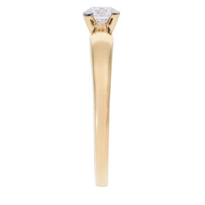 Kullast sõrmus teemantiga 0,40 ct. Kood: 85ar - Image 4