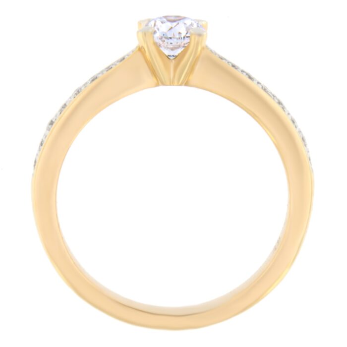 Kullast sõrmus teemantidega 0,50 ct. Kood: 81ar,73ap,86ae - Image 3