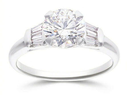 Kullast sõrmus laboris kasvatatud ja looduslike teemantidega Kood: LAB+RX7262-W-1,5