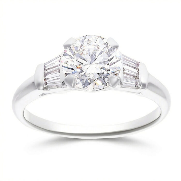 Kullast sõrmus laboris kasvatatud ja looduslike teemantidega Kood: LAB+RX7262-W-1,5