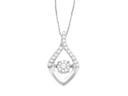 Kullast ripats teemantidega 0,18 ct. Kood: 87hm