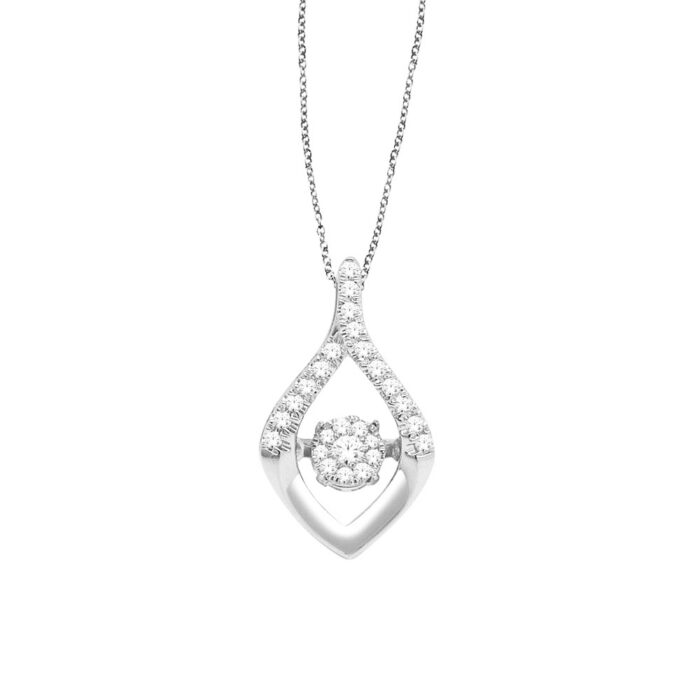 Kullast ripats teemantidega 0,18 ct. Kood: 87hm