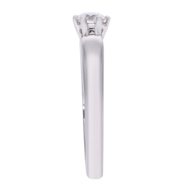 Kullast sõrmus teemantiga 0,27 ct. Kood: 88ar - Image 2