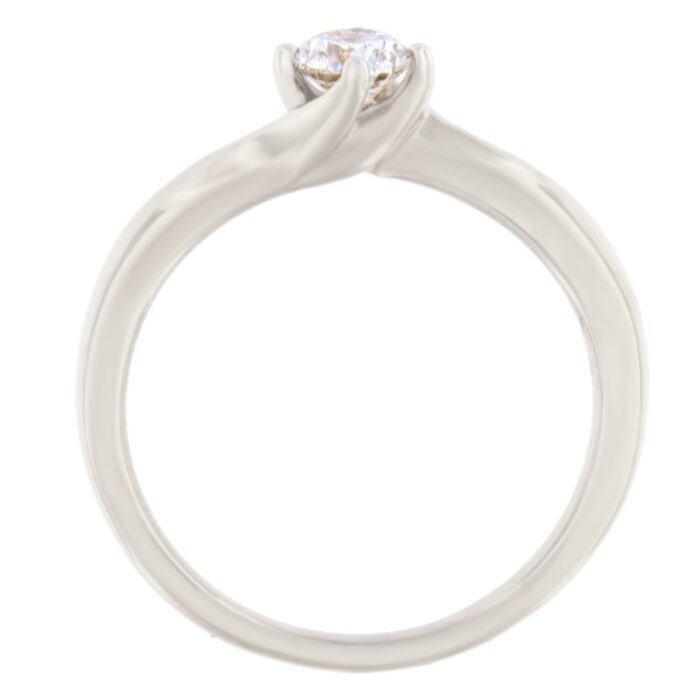 Kullast sõrmus teemantiga 0,30 ct. Kood: 102ar - Image 3