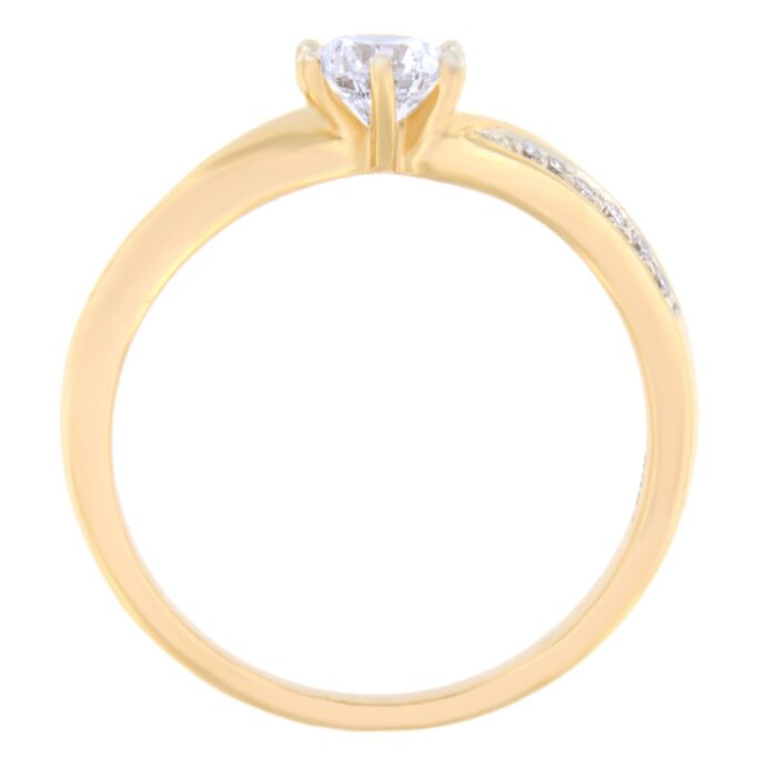Kullast sõrmus teemantidega 0,43 ct. Kood: 54ar,21ap,98ae - Image 3