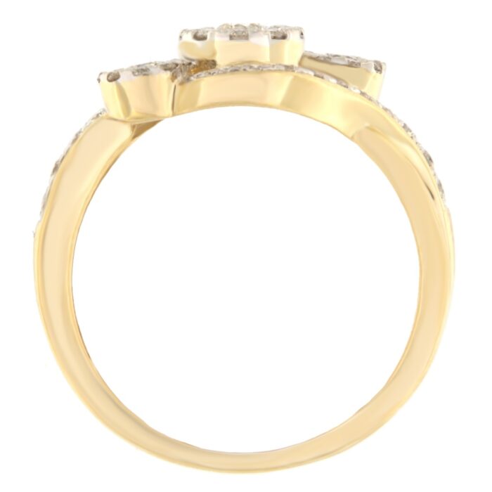 Kullast sõrmus teemantiga 0,55 ct. Kood: 37hc, 99he - Image 3